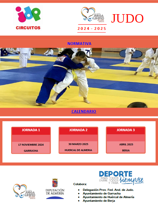 Circuito de Promoción  de   Judo. Huércal de Almería 30-3-25